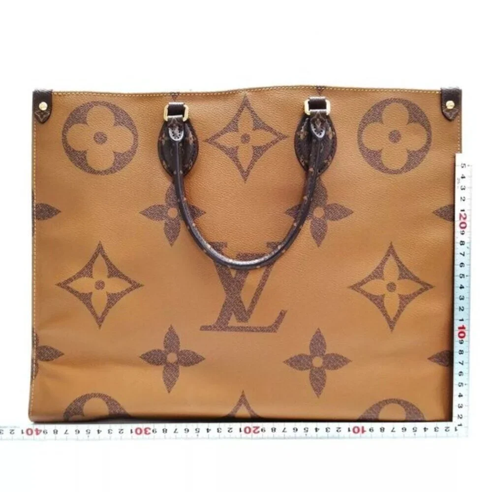 Louis Vuitton OntheGo GM Brown Monogram Giant Tote Bag 1845-052224